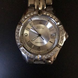 Women’s Guess Waterpro Watch w/ diamonds on face